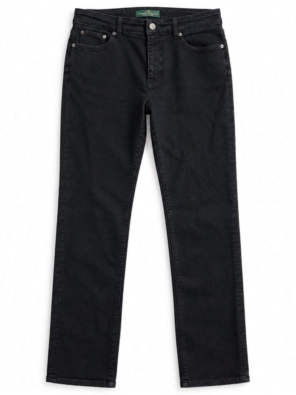 Lauren Ralph Lauren Women's Straight-Leg Jeans in Black